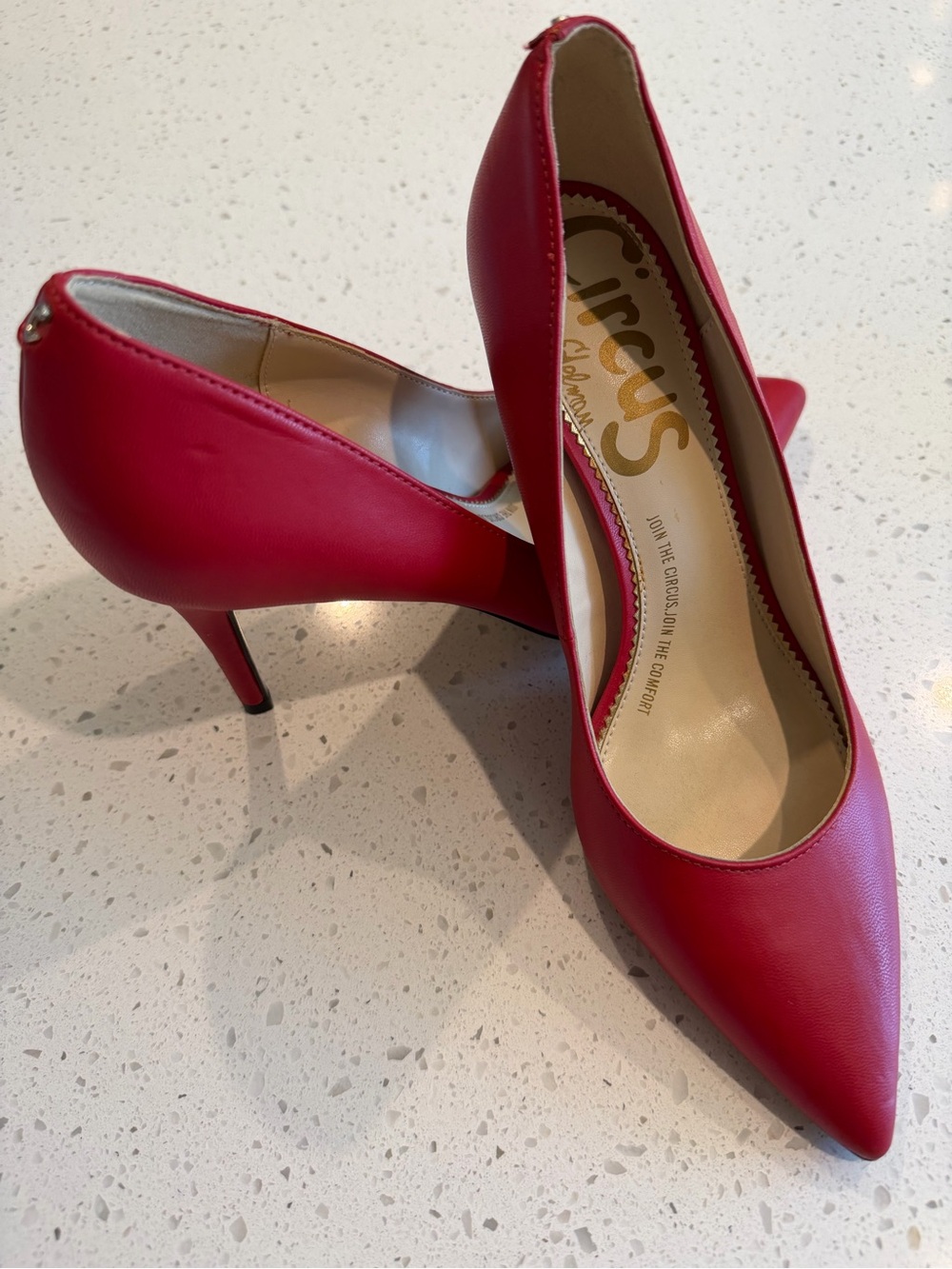 Circus by Sam Edelman Scarlet Pointed-Toe Mid Heel Pumps
